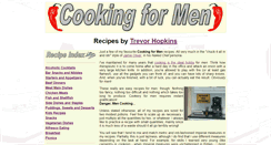 Desktop Screenshot of cooking-for-men.com